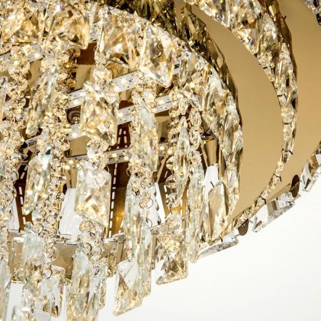 Люстра потолочная LED4U L9437-500 GD с УД