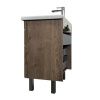 Тумба с раковиной Comforty Никосия 00-00008854CF 70х50 напольная цвет коричневый