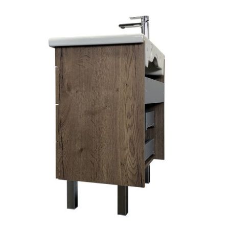 Тумба с раковиной Comforty Никосия 00-00008854CF 70х50 напольная цвет коричневый