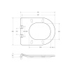 Унитаз подвесной Cezares STYLUS CZR-513-TH-R/CZR-2011-SC белый с сиденьем микролифт безободковый каскадный смыв