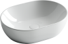 Раковина из сантехнического фарфора Ceramica Nova ELEMENT CN6019 50х40 накладная цвет белый