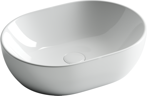 Раковина из сантехнического фарфора Ceramica Nova ELEMENT 48 см CN6019 накладная цвет белый - фото 2