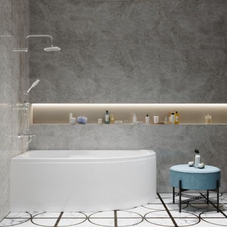 Ванна акриловая Тритон София Щ0000067269 150х95 пристенная асимметричная без каркаса