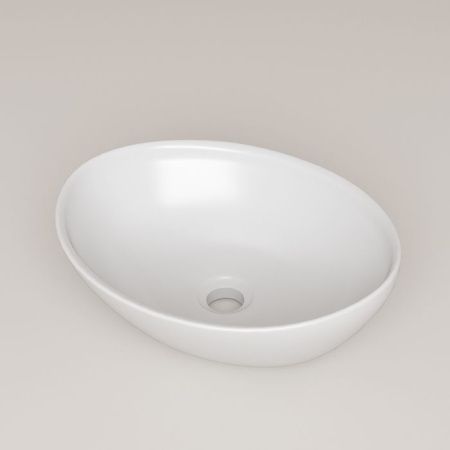 Раковина керамическая Iddis Cloud CLOWS06i27 40х30 накладная цвет белый без отверстий под смеситель