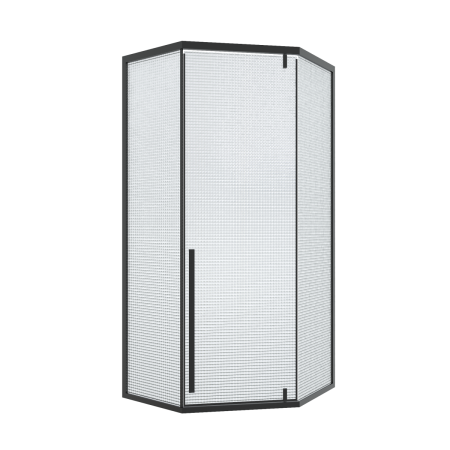 Душевой уголок Cerutti SPA C3ABD 90х90 стекло прозрачное профиль черный без поддона