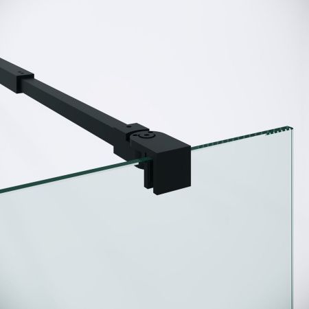 Душевая перегородка Niagara Nova NG-582-12BLACK 120х200 стекло матовое профиль черный