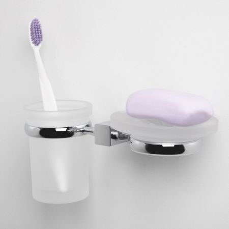 Стакан с мыльницей WasserKRAFT 6526