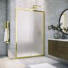 Душевая дверь Vegas-Glass ZP TUR+NOVO ZP TUR NOVO 175 09 10 175х200 стекло матовое профиль золото