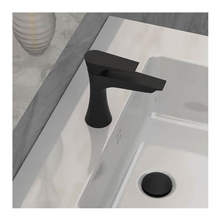 Смеситель Daniel Diva DV60615 на раковину черный