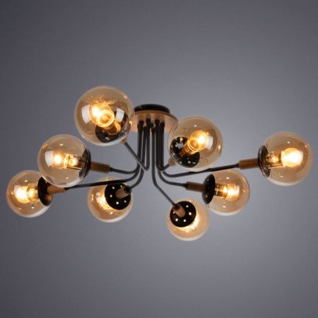Люстра на штанге Arte Lamp Oxford (Оксфорд) A2716PL-8BK