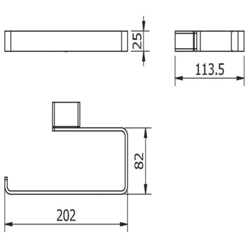Полотенцедержатель Langberger VICO 11338A - фото 2 Полотенцедержатель Langberger VICO 11338A - фото 2