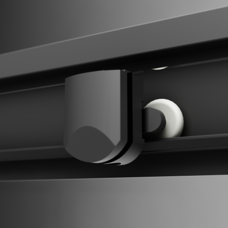 Душевой уголок Am.Pm Gem W90G-403-090BT 90х90 стекло прозрачное профиль черный матовый без поддона