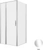 Душевой уголок Allen Brau Priority 3.31028.00 + 3.31043.00 100х90 стекло прозрачное профиль хром без поддона