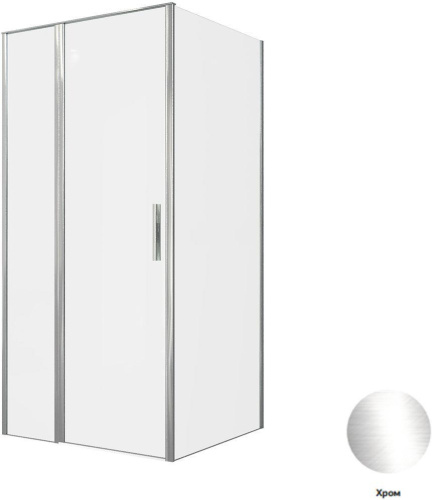 Душевой уголок Allen Brau Priority 3.31028.00 + 3.31043.00 100х90 стекло прозрачное профиль хром глянцевый без поддона - фото 5 Душевой уголок Allen Brau Priority 3.31028.00 + 3.31043.00 100х90 стекло прозрачное профиль хром глянцевый без поддона - фото 5