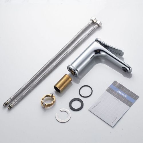 Смеситель Shevanik S4701 на раковину хром - фото 4