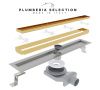 Душевой лоток Plumberia Selection PST IN-TILE PST60OR 60х5 золото