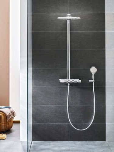 Душевая стойка Grohe Rainshower 26250000 настенная цвет хром - фото 4