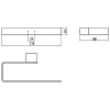 Полотенцедержатель Emco Loft 0555 016 00