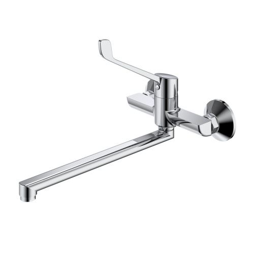 Смеситель для раковины Splenka S08 S08.21 настенный хром - фото 2