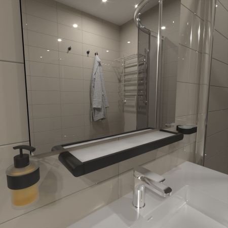 Полка в ванную комнату Altasan Лотос ЛТ70ЧМ