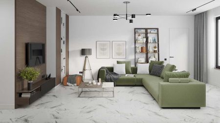 Кварцвиниловая плитка Damy Floor ASCENT LVT 124-1-LVT Эверест толщина 0.25 см 43 класс 912,4х455,2