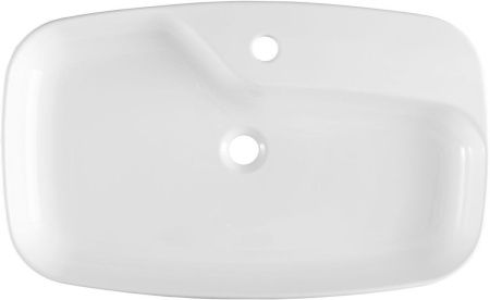 Раковина керамическая Allen Brau Liberty 4.32011.20 70х40 накладная цвет белый 1 отверстие под смеситель