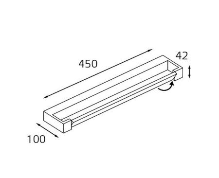 Светильник настенный Italline IT01 IT01-1068/45 black