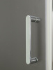 Душевая дверь BelBagno UNIQUE UNIQUE-BF-1-100/115-P-Cr 100х190 стекло рифленое профиль хром