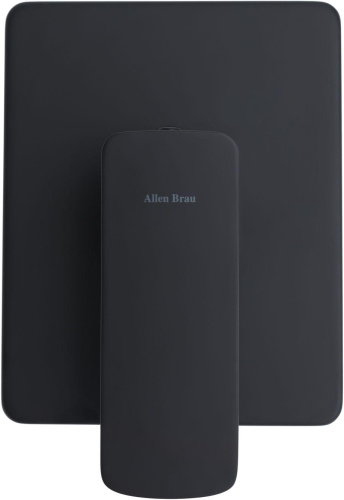 Смеситель для душа Allen Brau Infinity 5.21015-31 встраиваемый в стену черный без термостата - фото 3