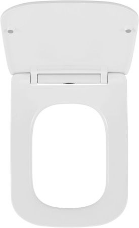 Чаша унитаза напольная Logan 00331874 цвет белый с сиденьем микролифт без бачка безободковая каскадный смыв
