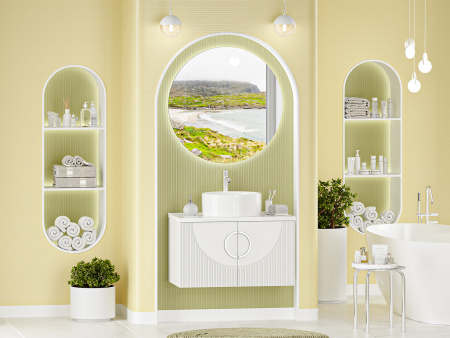 Тумба под раковину Misty Ярина П-Яри-09080-011Я 79х46х44 подвесная