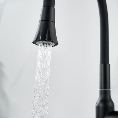 Смеситель для кухни Raffine F303H-3 на мойку черный