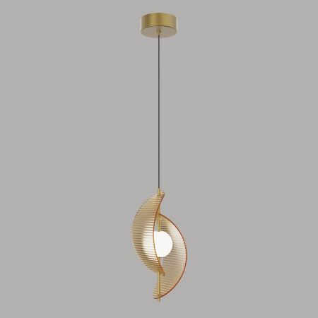 Светильник подвесной Delight Collection MD24030035-1A brass/amber