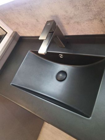 Смеситель AltroBagno Lamberto AltroBagnoLamberto0139GM на раковину оружейная сталь