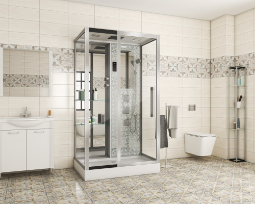 Душевая кабина Niagara Luxe 7713WL 120х82 прямоугольная с крышей - фото 2