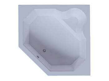 Ванна акриловая Aquatek Лира LIR150-0000032 148х148 угловая четверть круга с каркасом без ручек Ванна акриловая Aquatek Лира LIR150-0000032 148х148 угловая четверть круга с каркасом без ручек