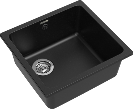 Кухонная мойка Rivelato BERKANA BK-45 nero 50х45 цвет черный
