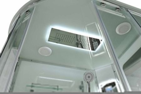 Душевая кабина AvaCan A A2912RLED 120х90 асимметричная с крышей ориентация правая
