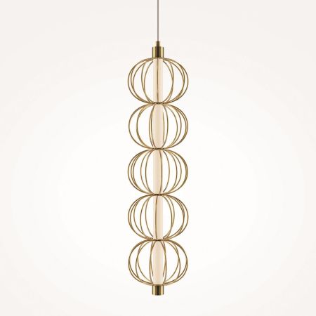 Светильник подвесной Maytoni Golden Cage (Золотая клетка) MOD216PL-L10G3K