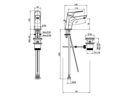 Смеситель для ванны Fima Carlo Frattini F3764CR настенный хром