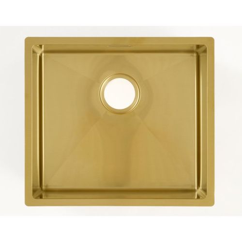 Кухонная мойка Grandex Aqua 5040601 49х44 цвет золото поверхность матовая - фото 5