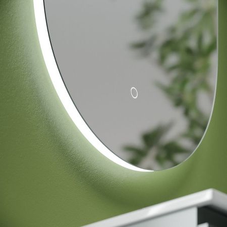 Зеркало с подсветкой Sancos Oval OV55C 60х90 подвесное