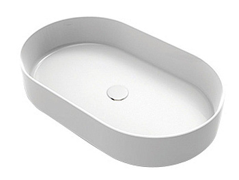 Раковина из санфаянса CIELO Shui Comfort SHCOLAO60 60х38 накладная цвет белый