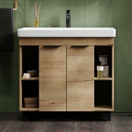 Тумба под раковину Onika Легран 109031 90х40 напольная цвет коричневый