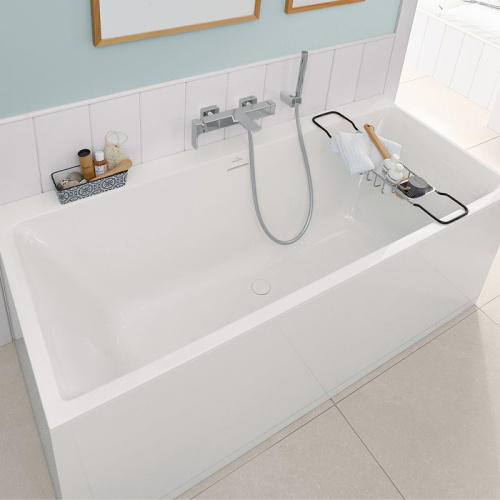 Ванна квариловая Villeroy Boch Subway 3.0 UBQ180SBW2DV-01 180х80 встраиваемая прямоугольная с ножками - фото 5
