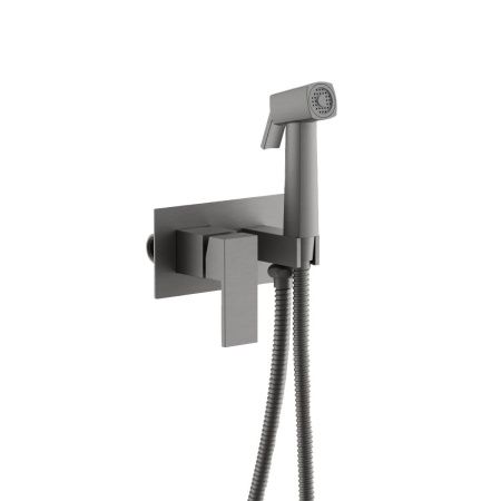 Гигиенический душ со смесителем Belz B808 B55808-3 оружейная сталь