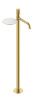 Смеситель Boheme Stick 120-MG.4 напольный золото