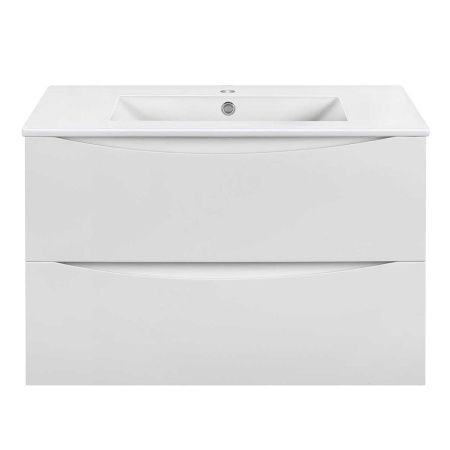 Тумба под раковину Vincea Mia Slim VMC-2MC800S1GW 80х40 подвесная цвет белый