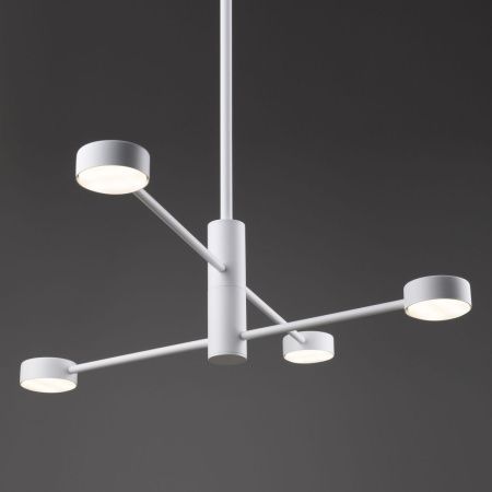 Люстра на штанге Freya Tactic FR5363CL-04W