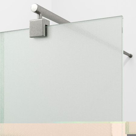 Душевая перегородка Wasserkraft Rur 30W 30W40BN-TXG 120х200 стекло текстурное профиль никель